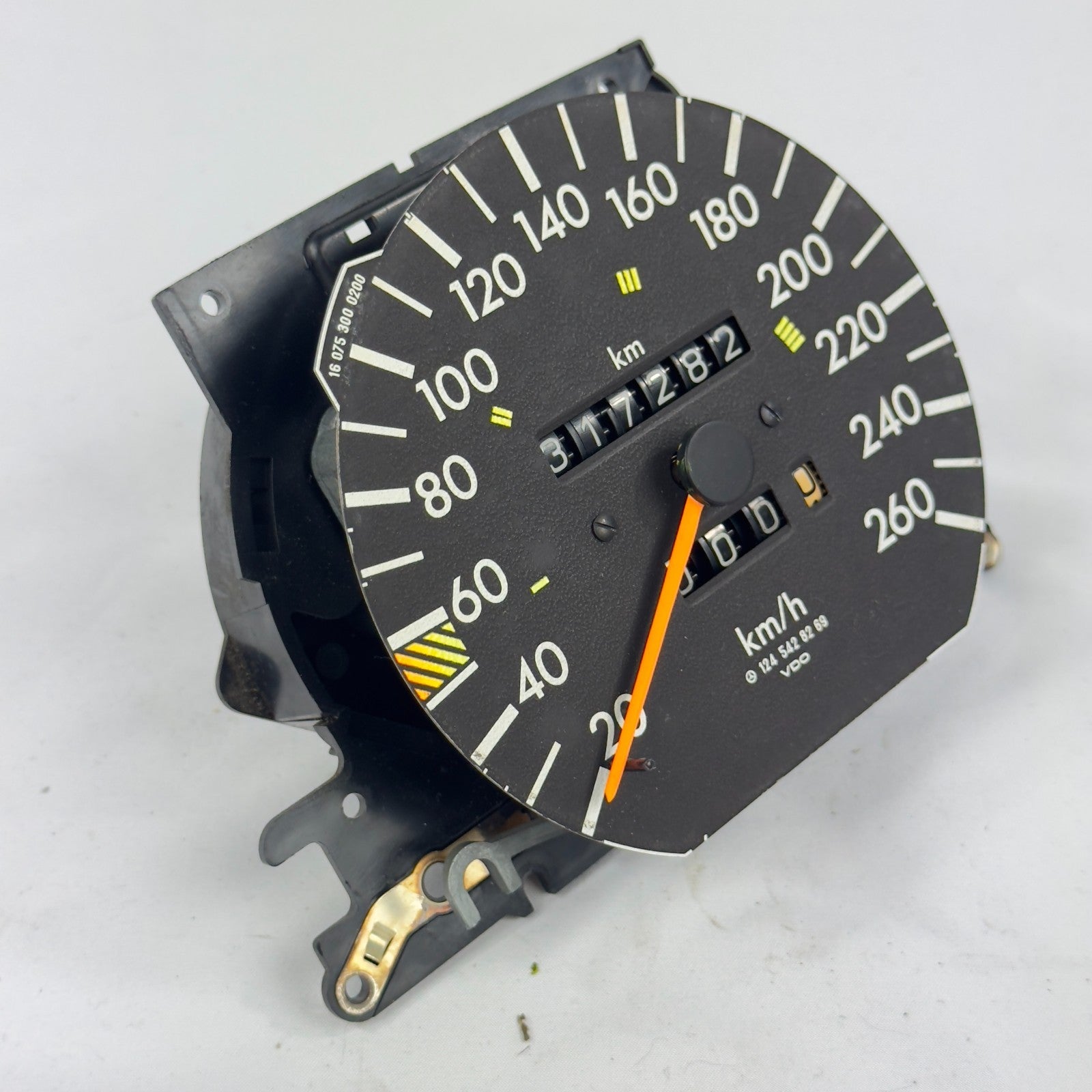 Mercedes W124 Tacho Tachometer 280E 280TE Benzin 5 Gang VDO 260kmh 12454282692