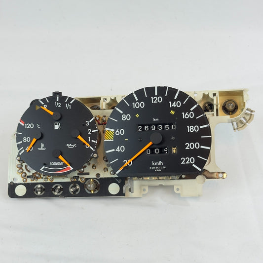 Mercedes W201 Tacho Tachometer Benzin 190 E 2.0 220kmh 5 Gang 20154212060