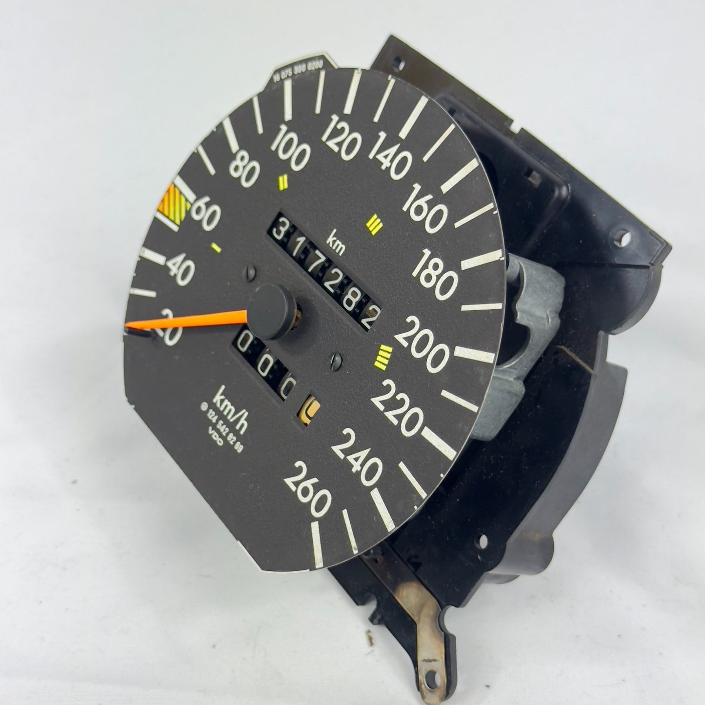 Mercedes W124 Tacho Tachometer 280E 280TE Benzin 5 Gang VDO 260kmh 12454282691