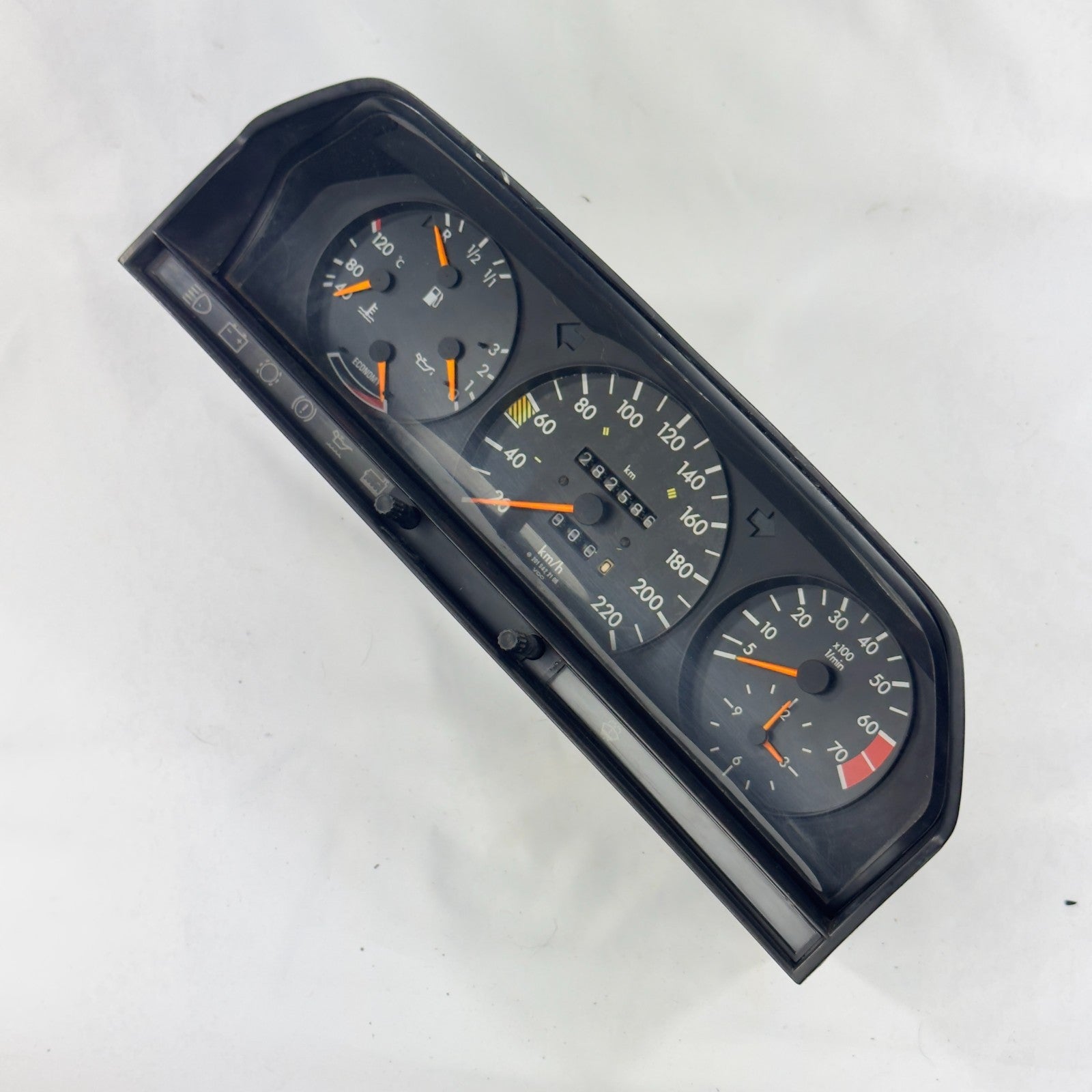 Mercedes W201 2.0E 2.3E Tacho Kombiinstrument 220km/h ECO Uhr A20154221062