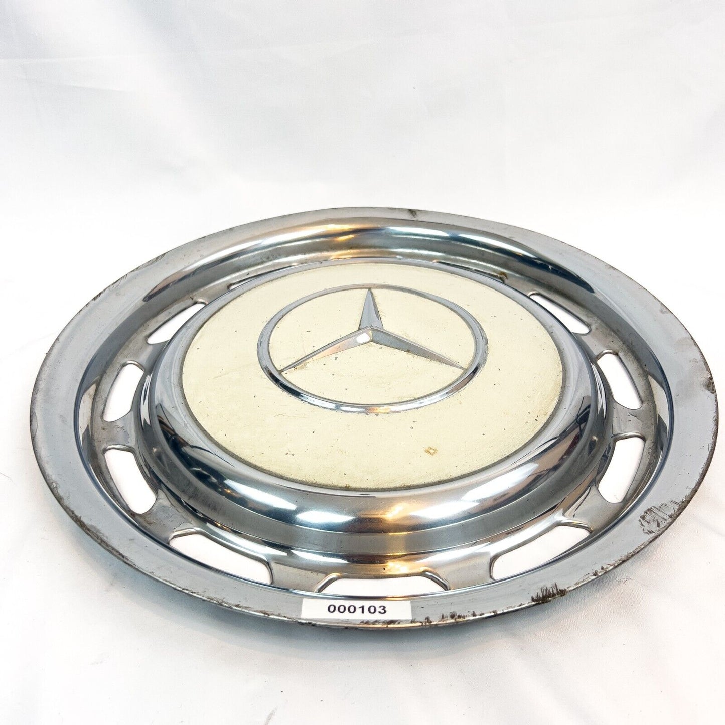 w110 W114 W115 W116 14 Zoll classic Radkappe metallic chrom Mercedes Oldimer