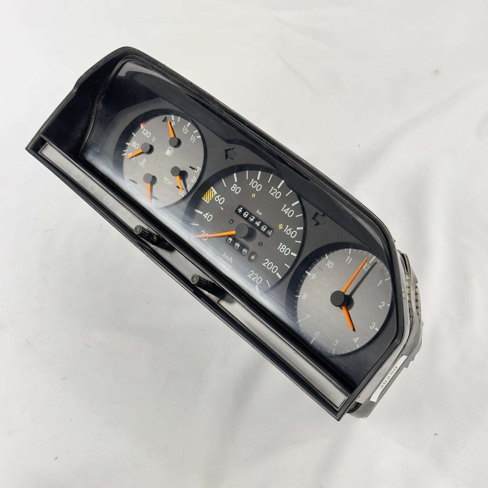 W201 220kmh Tacho Kombiinstrument für 2.0E 2.6E A2015420406 ECO Uhr Mercedes VDO – Bild 3