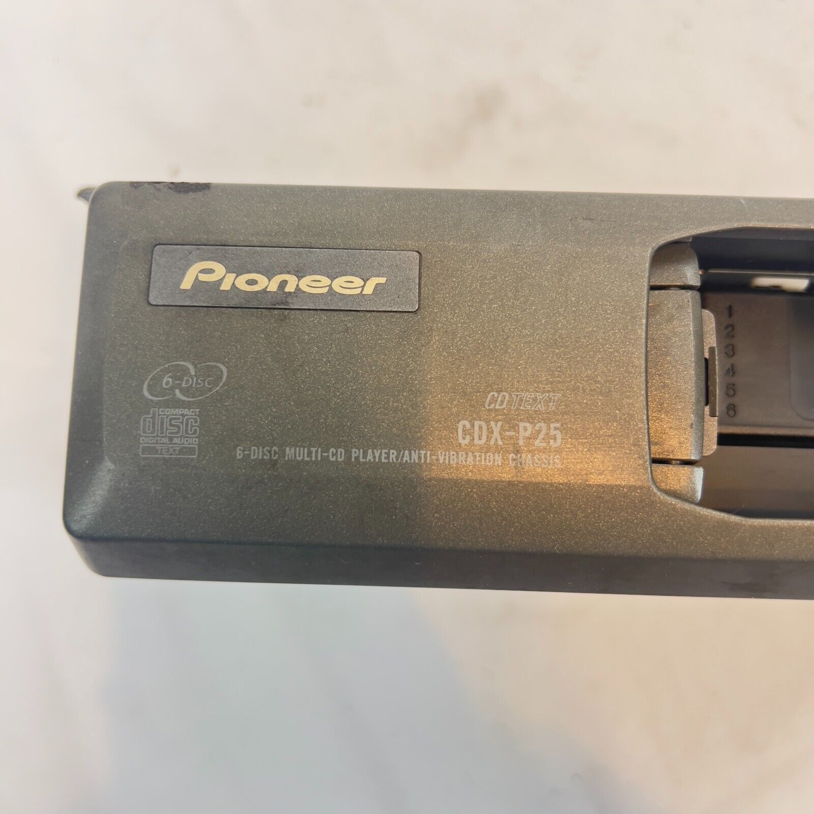 Pioneer CD Wechsler CDX-P25 6 fach Magazin Rarität Vintage