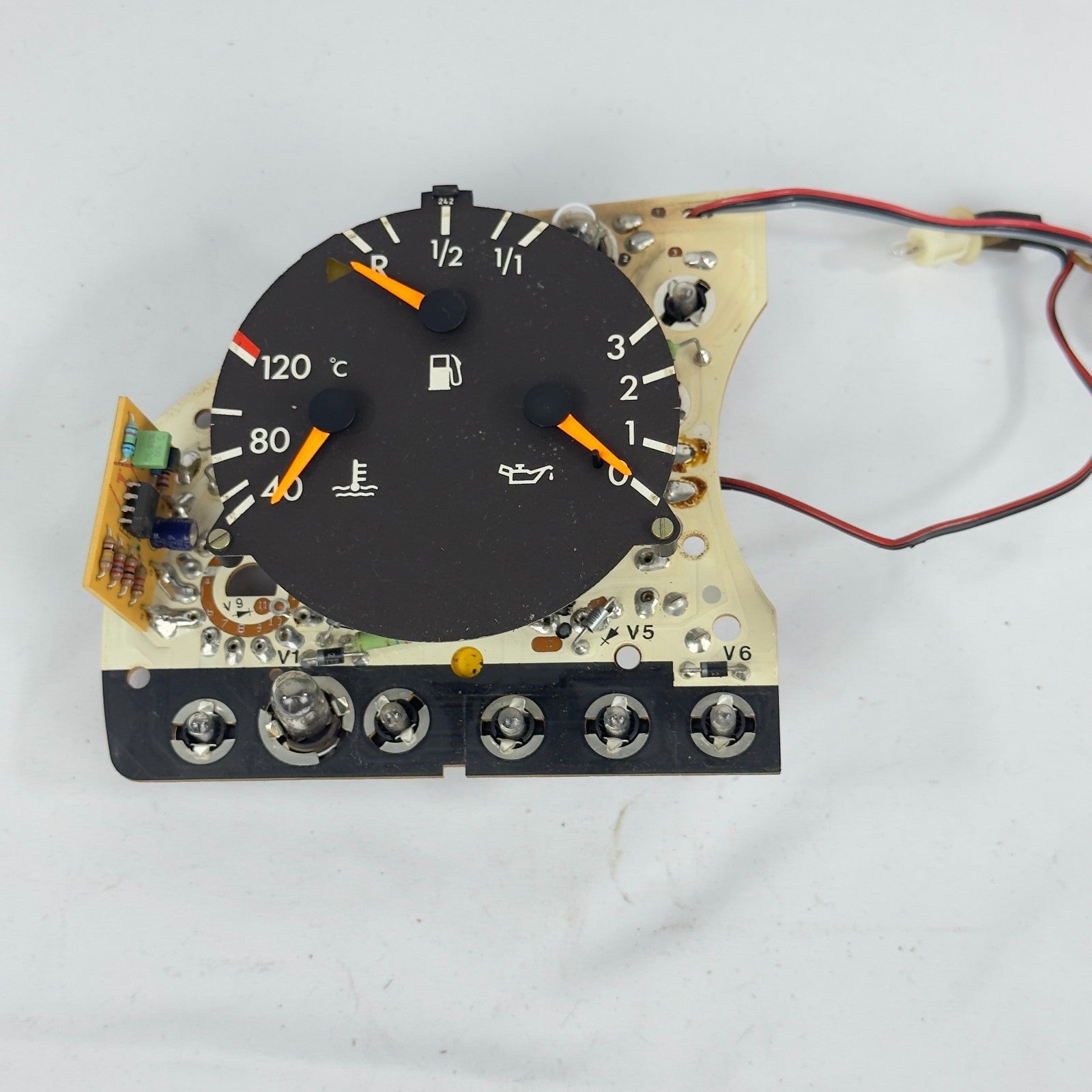Mercedes W124 Tankanzeige Öldruck Tacho 200E 230 260 280 300 400 420 12454235010