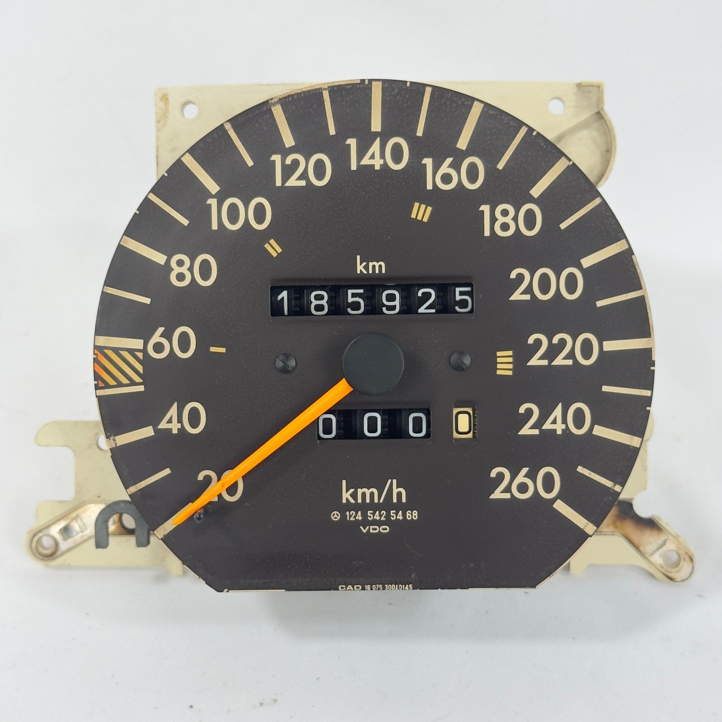 Mercedes Tacho W124 300E 24 CE24 TE24 Cabrio 24V 260kmh Tachometer A12454254680