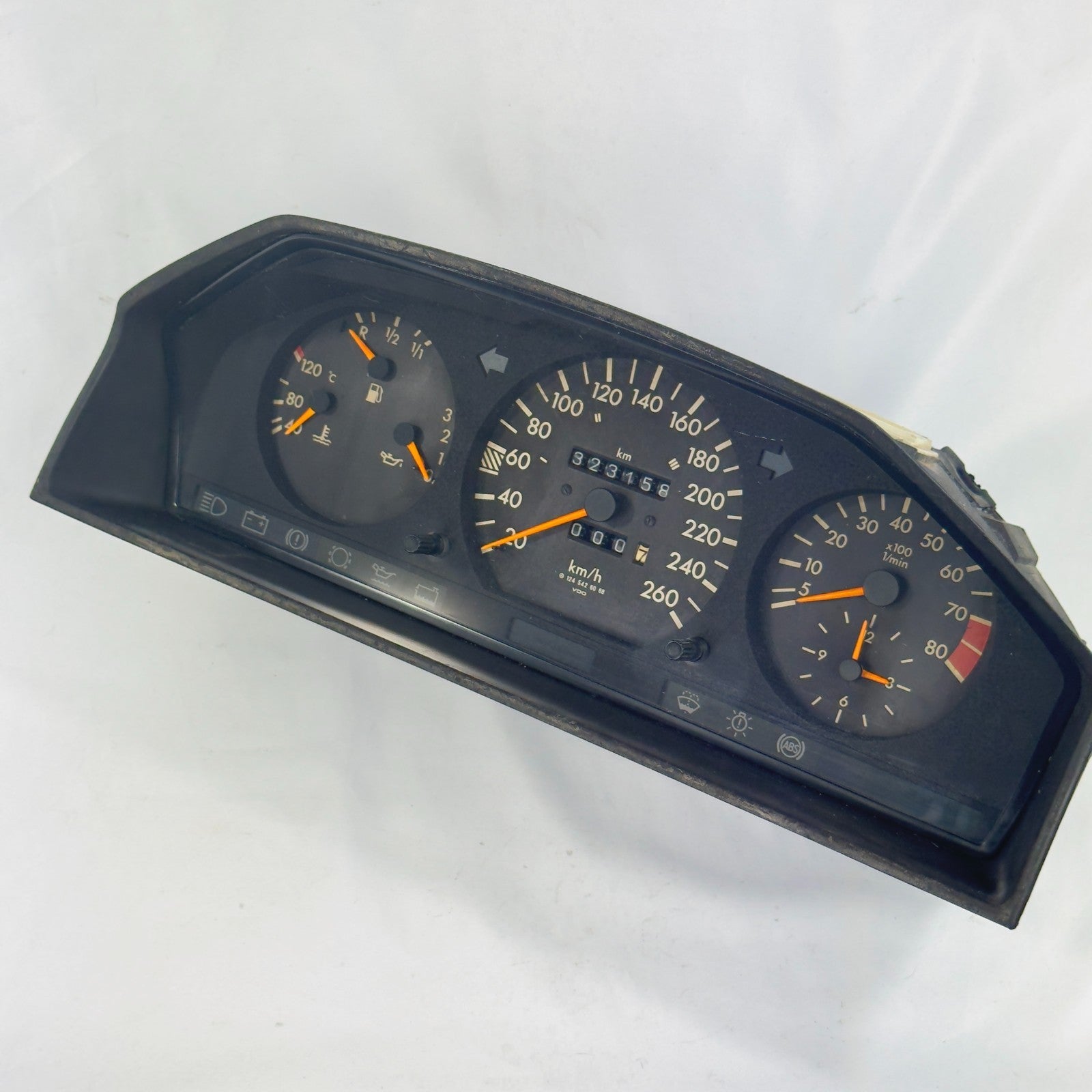 Mercedes W124 Tacho Kombiinstrument 300E 24V 300CE 24V 260kmh A12454260682