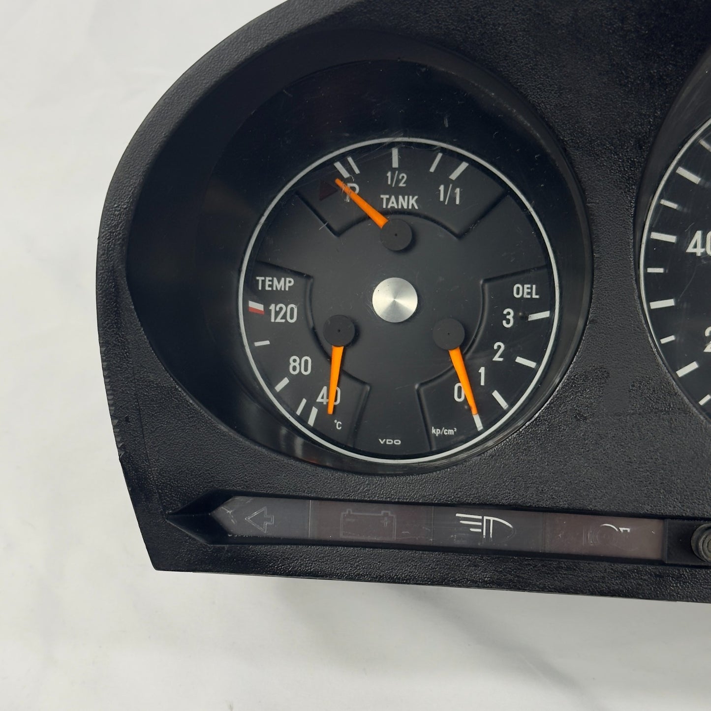 Mercedes W116 W107 Tacho Kombiinstrument MPH Meilen 160mph VDO 10754218015