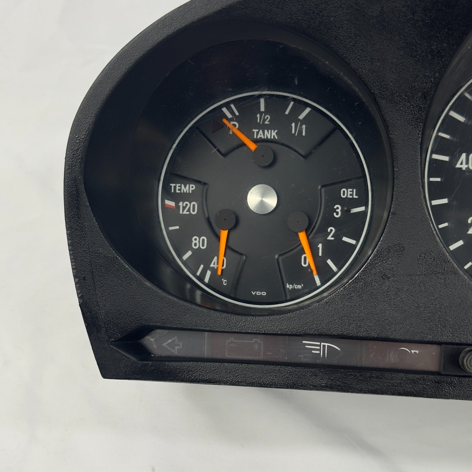 Mercedes W116 W107 Tacho Kombiinstrument MPH Meilen 160mph VDO 10754218015