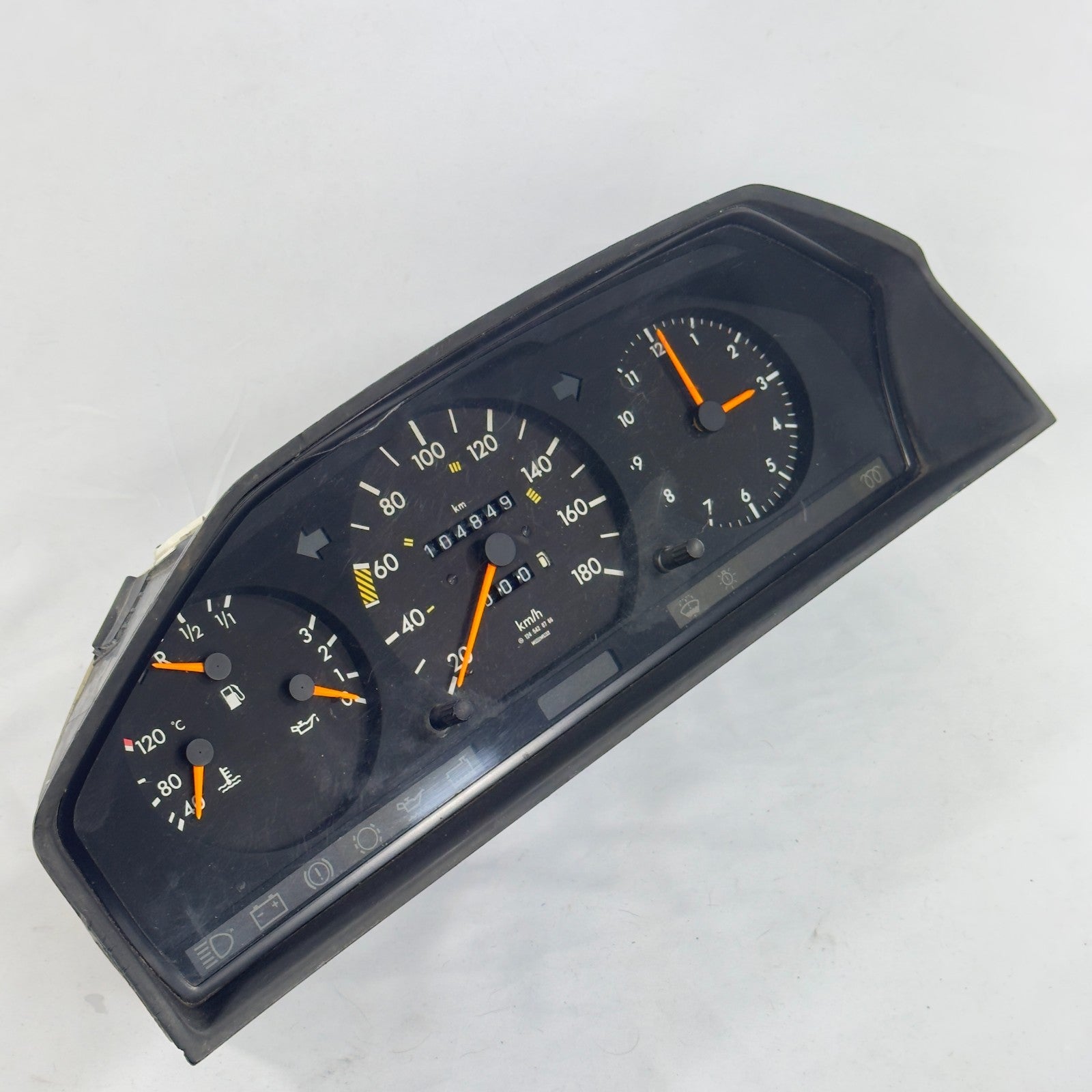 Mercedes W124 200D 200TD Tacho Kombiinstrument 180kmh Diesel A12454207662