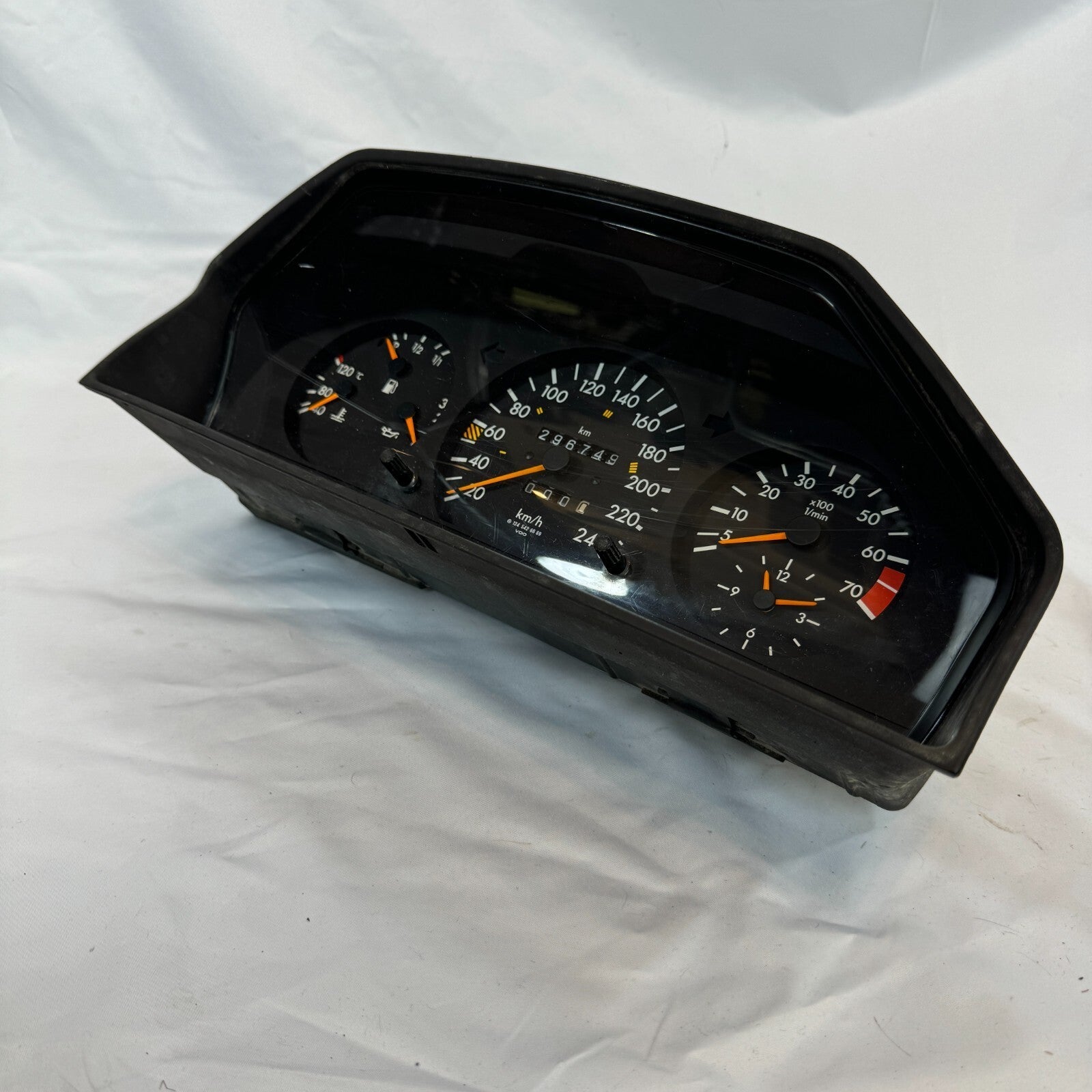 Tacho W124 Mercedes 240 kmh Benzin SRS Kombiinstrument 4 Zylinder 1245426669 – Bild 2