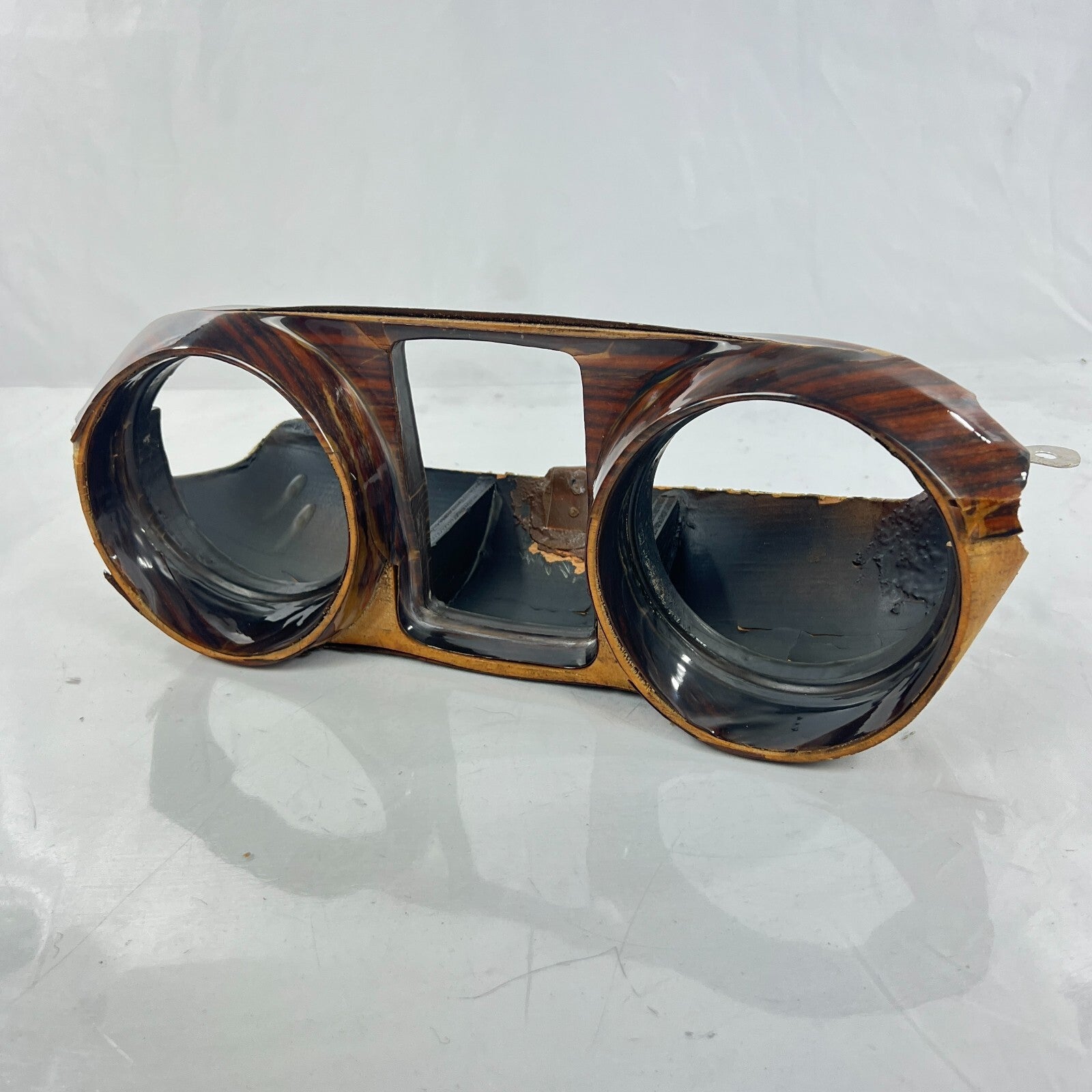 Tacho Holz Gehäuse Tachobrille Verkleidung Armaturenbrett Mercedes  A1116805979 – Bild 5