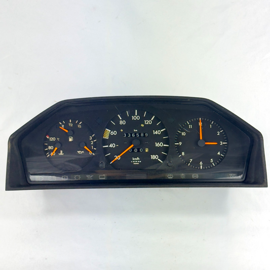 Mercedes W124 Tacho Kombiinstrument E200D 4 Gang 180kmh Diesel A12454260060