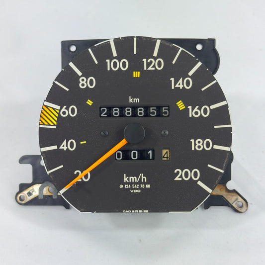 Mercedes W124 Tacho Tachometer 250D E250D 300TD 5 Gang 200kmh 12454278680