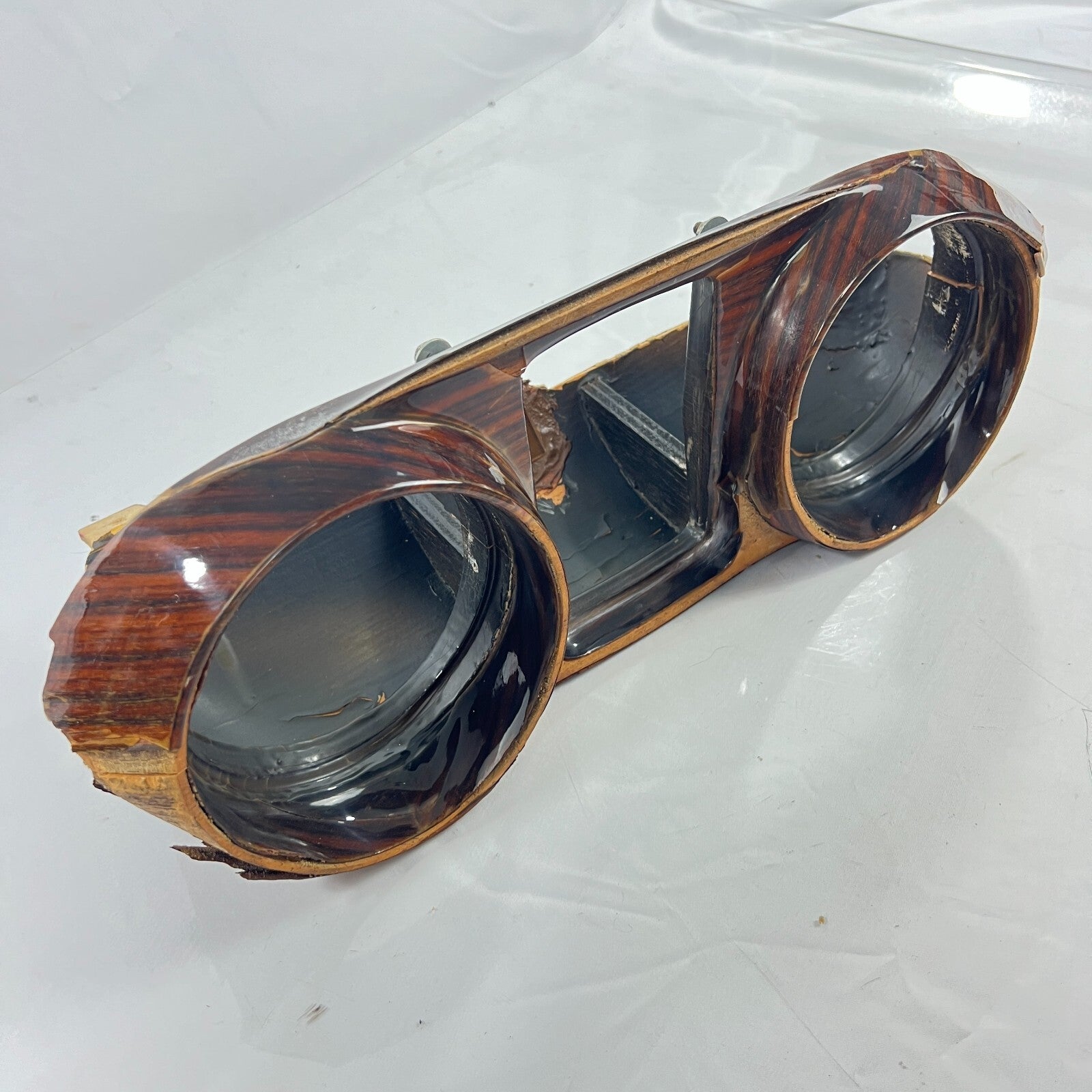 Tacho Holz Gehäuse Tachobrille Verkleidung Armaturenbrett Mercedes  A1116805979 – Bild 7
