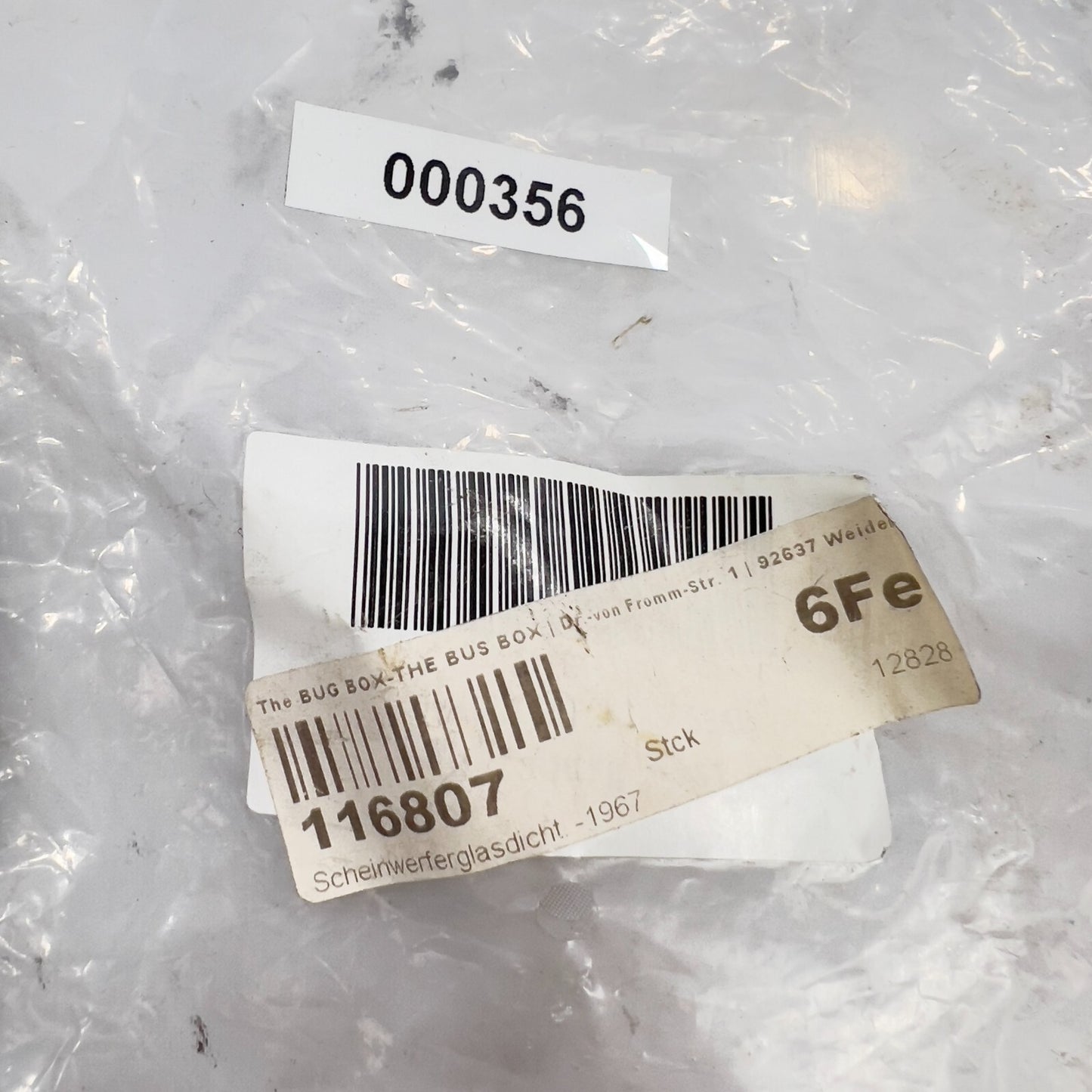 Volkswagen VW T1 Scheinwerfer Dichtung Glas Transporter Kotflügel 111941119 – Bild 8