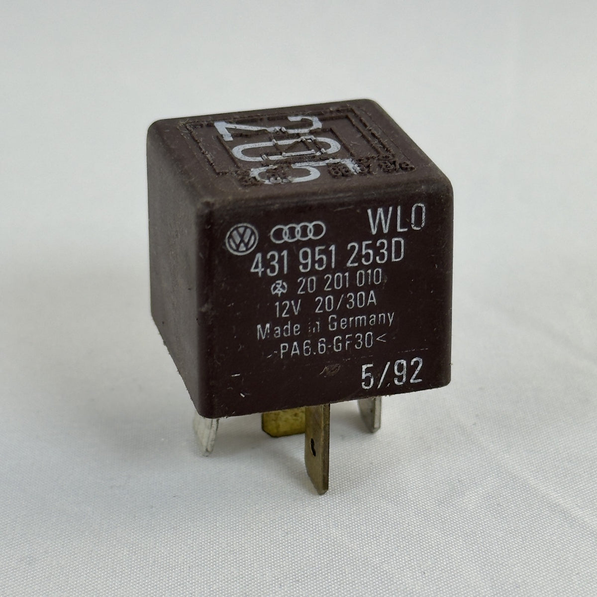 VW Audi Relais 205 431951253D Wechsler 5-polig 20/30A – Bild 2