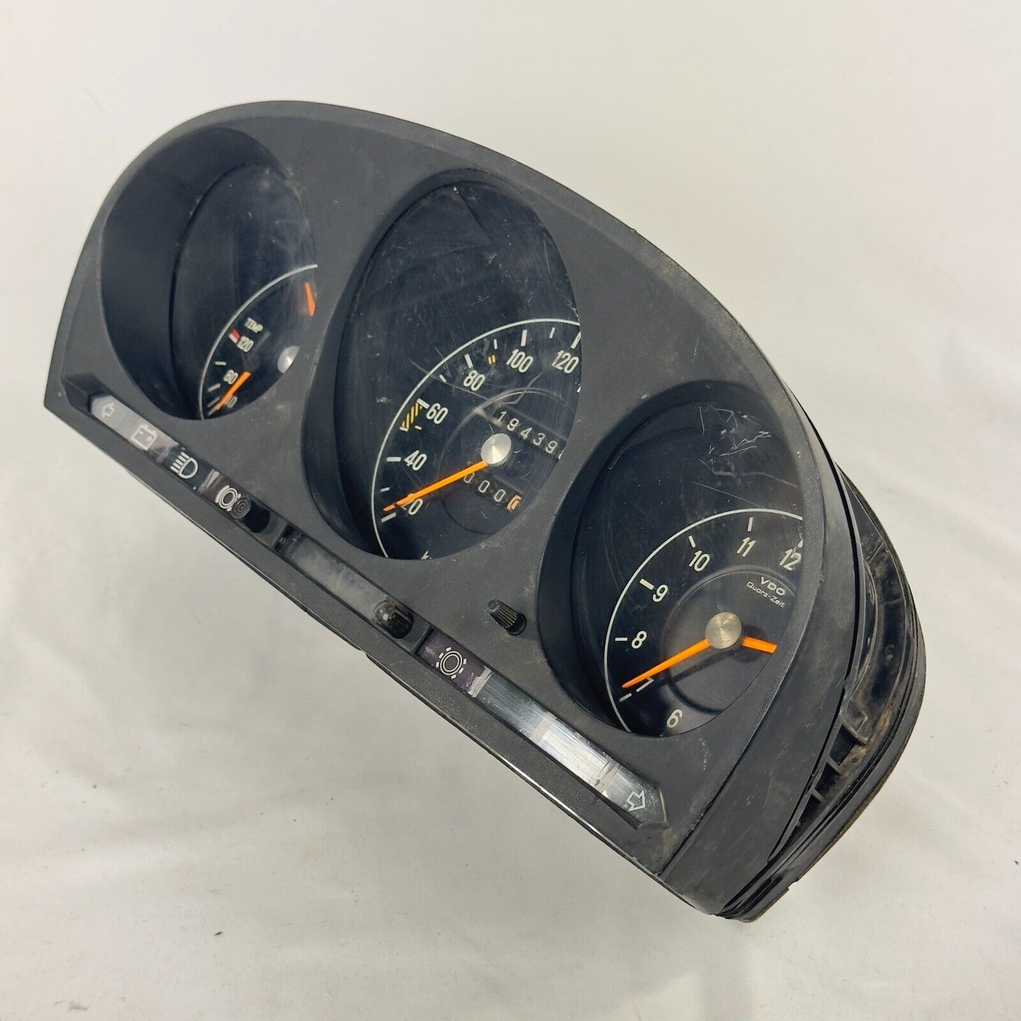 Mercedes W116 Tacho Kombiinstrument 240kmh Benzin A1165422801 getestet