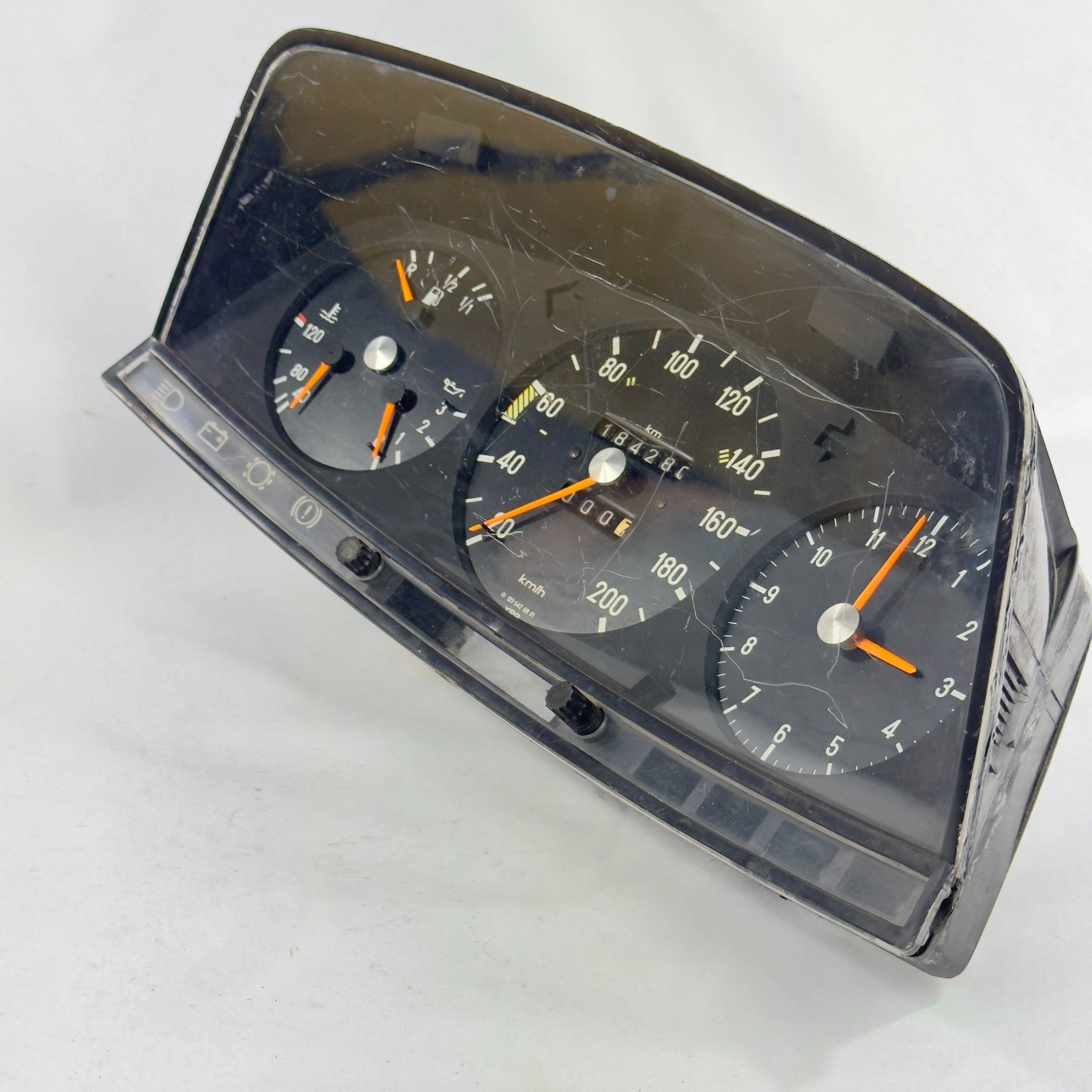 Mercedes W123 S123 T123 Tacho Kombiinstrument Uhr 200kmh VDO A12354268012