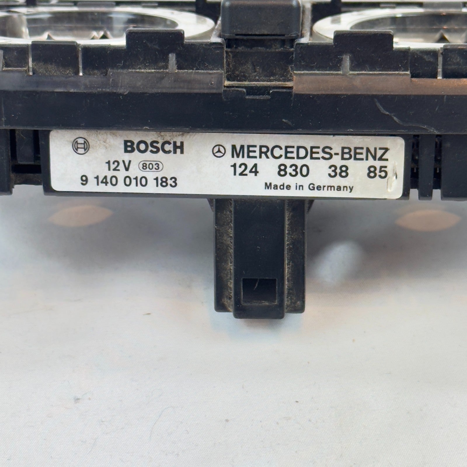 Mercedes W124 Klimabedienung Heizungsbedienung Mittelkonsole 12483038855