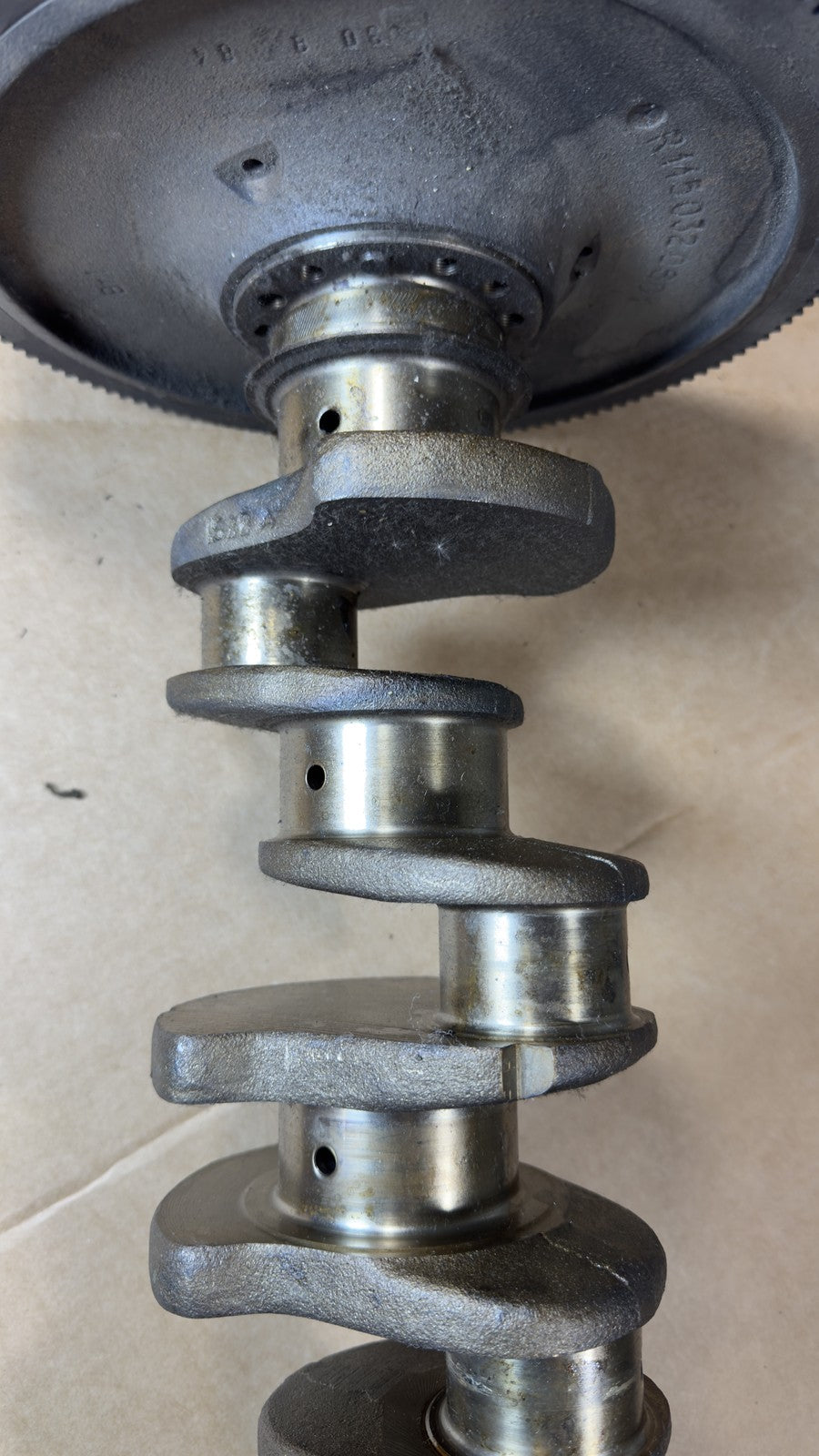 Mercedes OM616 OM615 Kurbelwelle mit Schwungrad 240D – Bild 5
