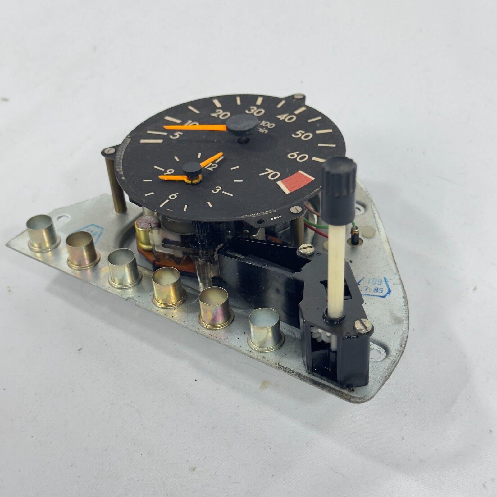 Mercedes W126 Drehzahlmesser 6 Zyl Benzin Tacho mit Uhr VDO A0025427016