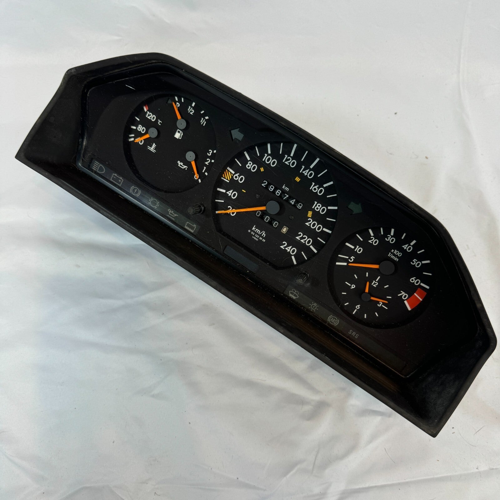 Tacho W124 Mercedes 240 kmh Benzin SRS Kombiinstrument 4 Zylinder 1245426669 – Bild 1