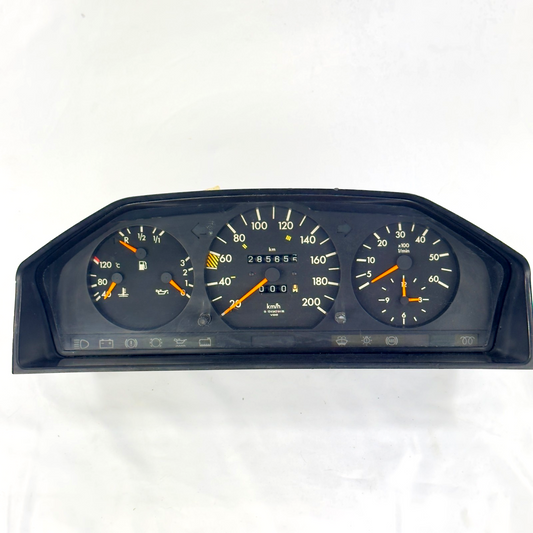 Mercedes W124 250D 300TD Tacho Kombiinstrument 200kmh Diesel A12454264060