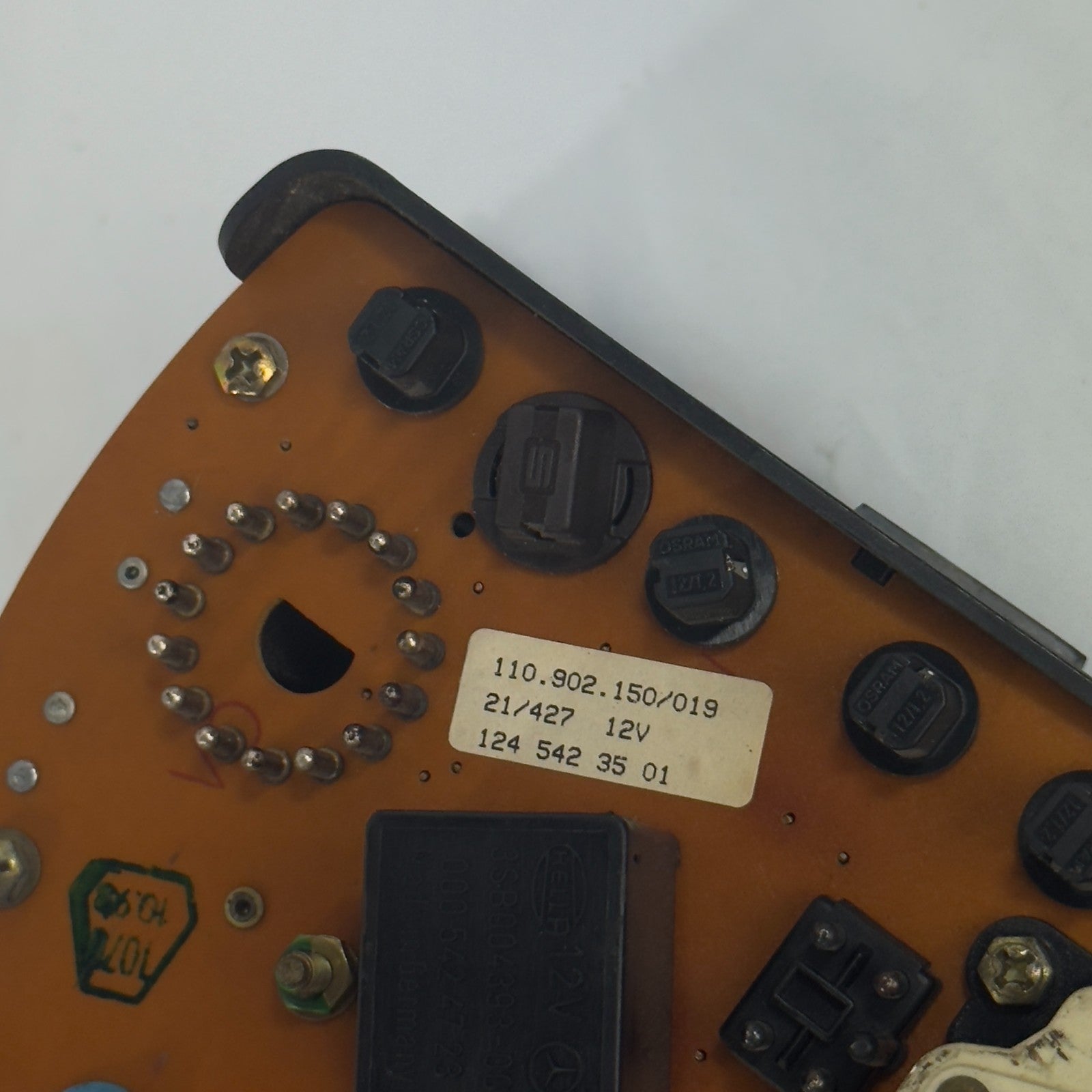 Mercedes W124 200D 200TD Tacho Kombiinstrument 180kmh Diesel A12454207668