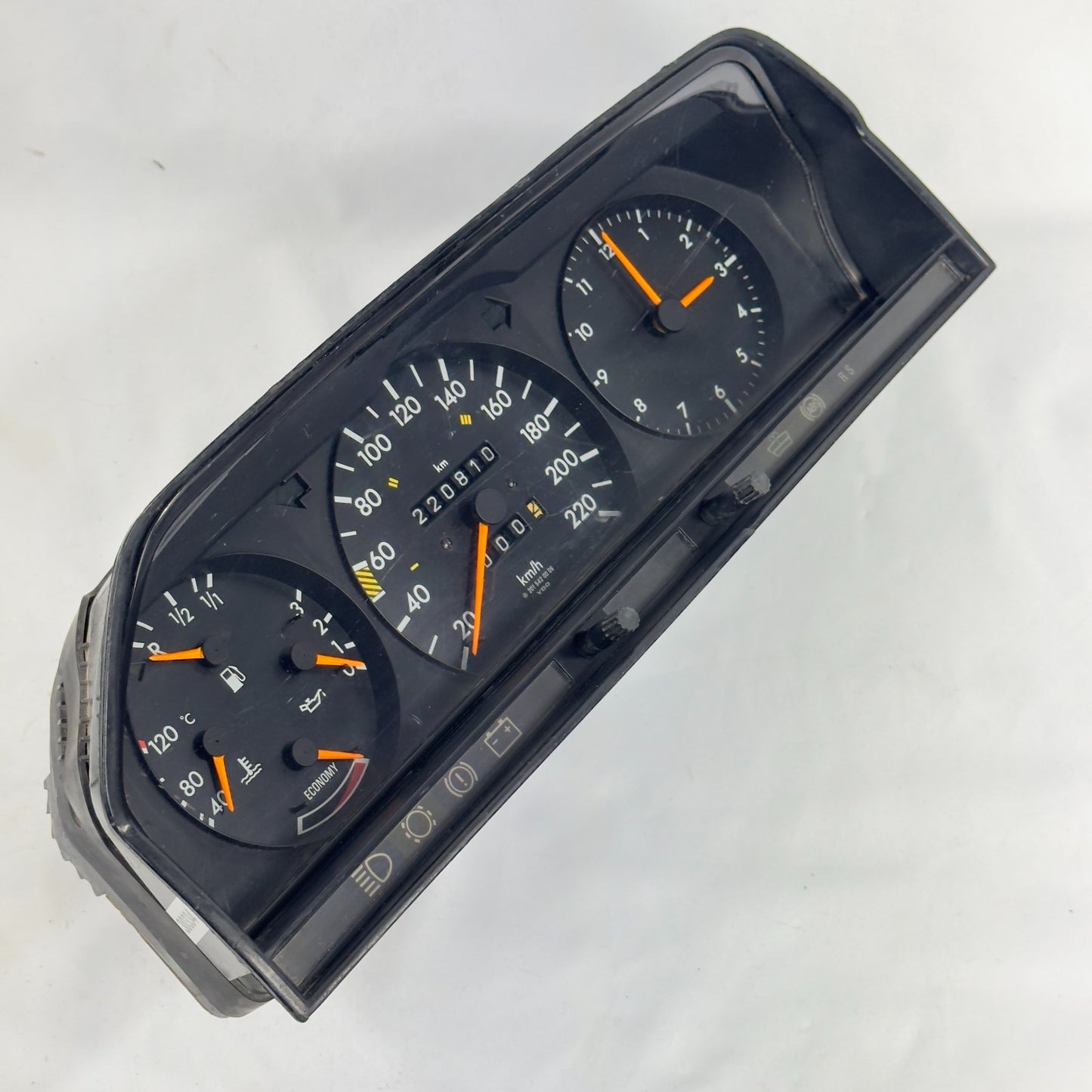W201 Tachometer 2.0E 220km/h A2015421606 – Bild 4