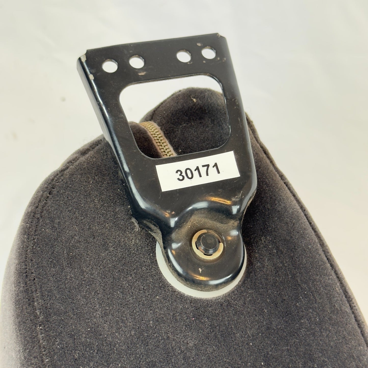 Mercedes Mittelarmlehne Armlehne Rücksitzbank W116 Stoff Braun Schwarz – Bild 5