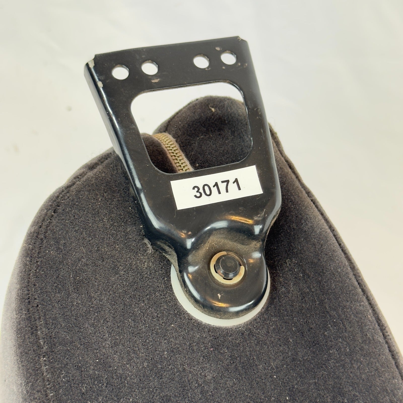 Mercedes Mittelarmlehne Armlehne Rücksitzbank W116 Stoff Braun Schwarz – Bild 5