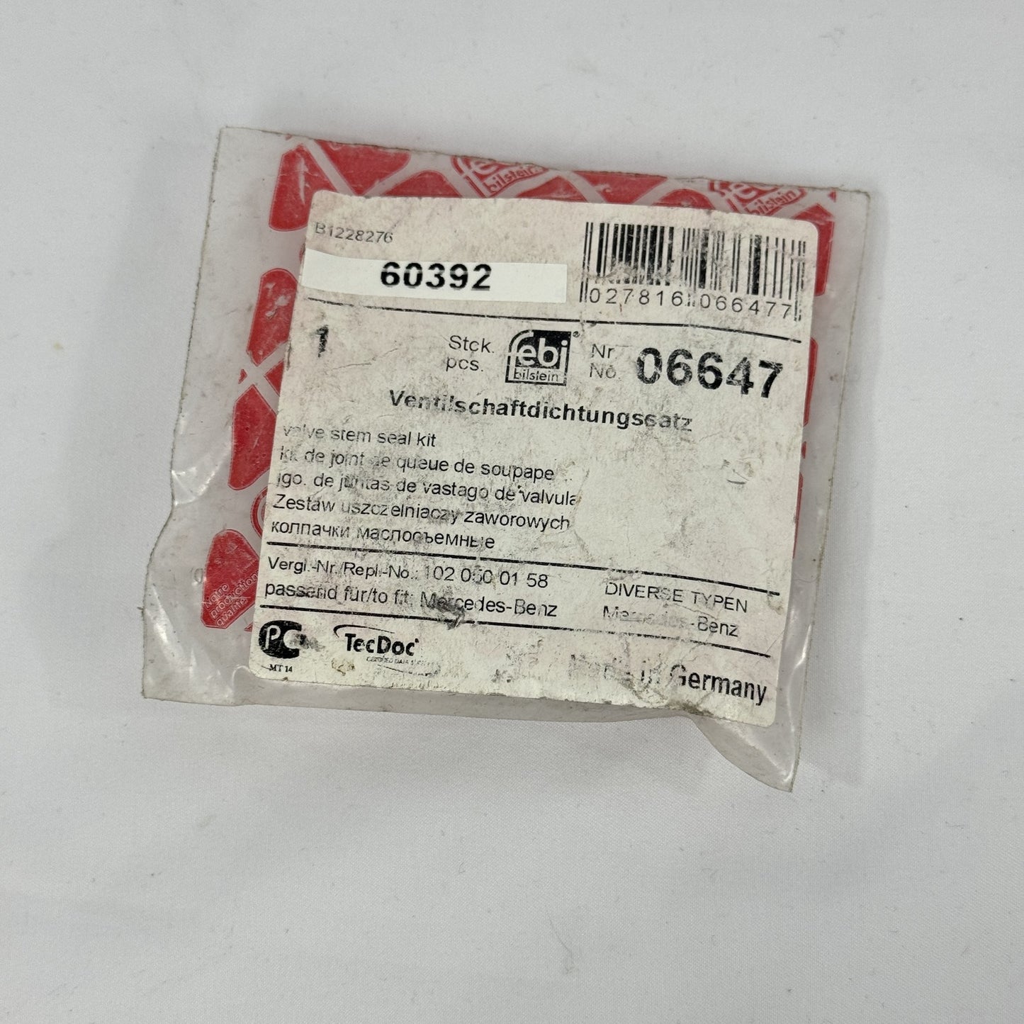 Mercedes Ventilschaftdichtungen febi 06647 A1020500158 – Bild 3