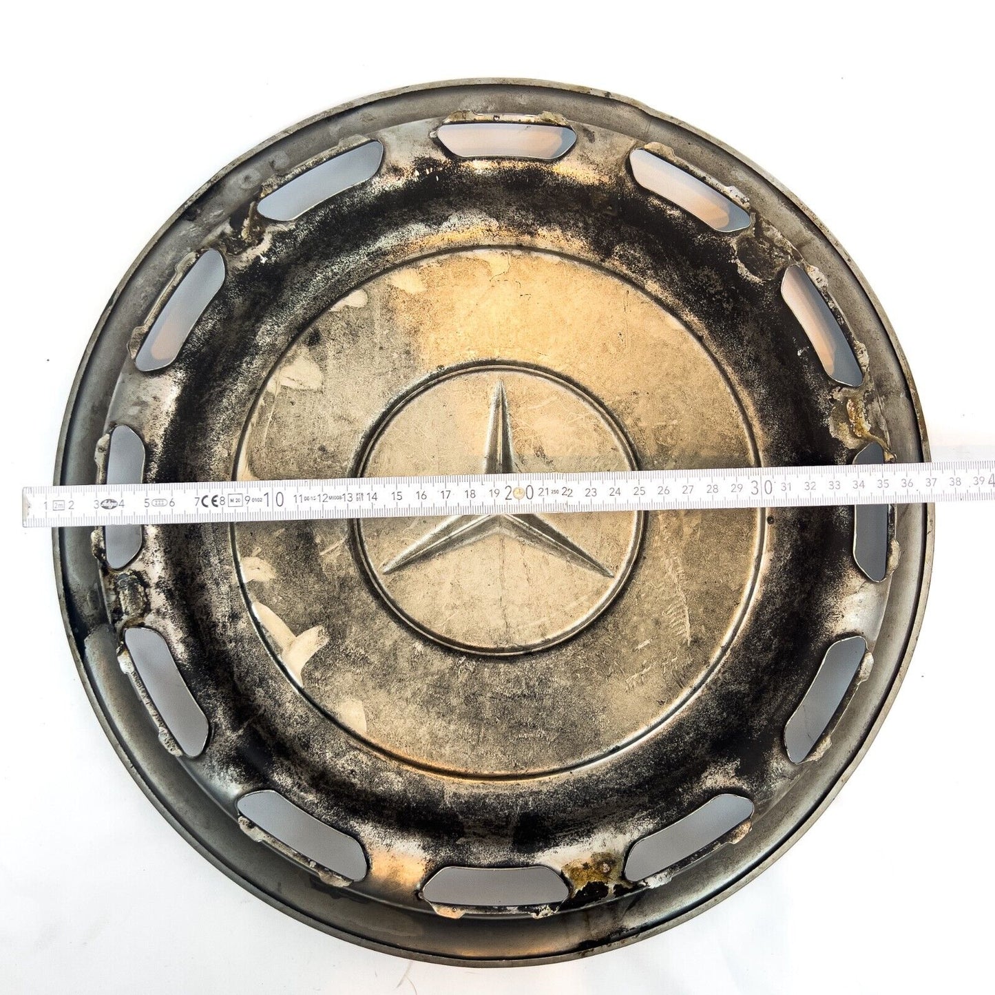 w110 W114 W115 W116 14 Zoll classic Radkappe metallic chrom Mercedes Oldimer