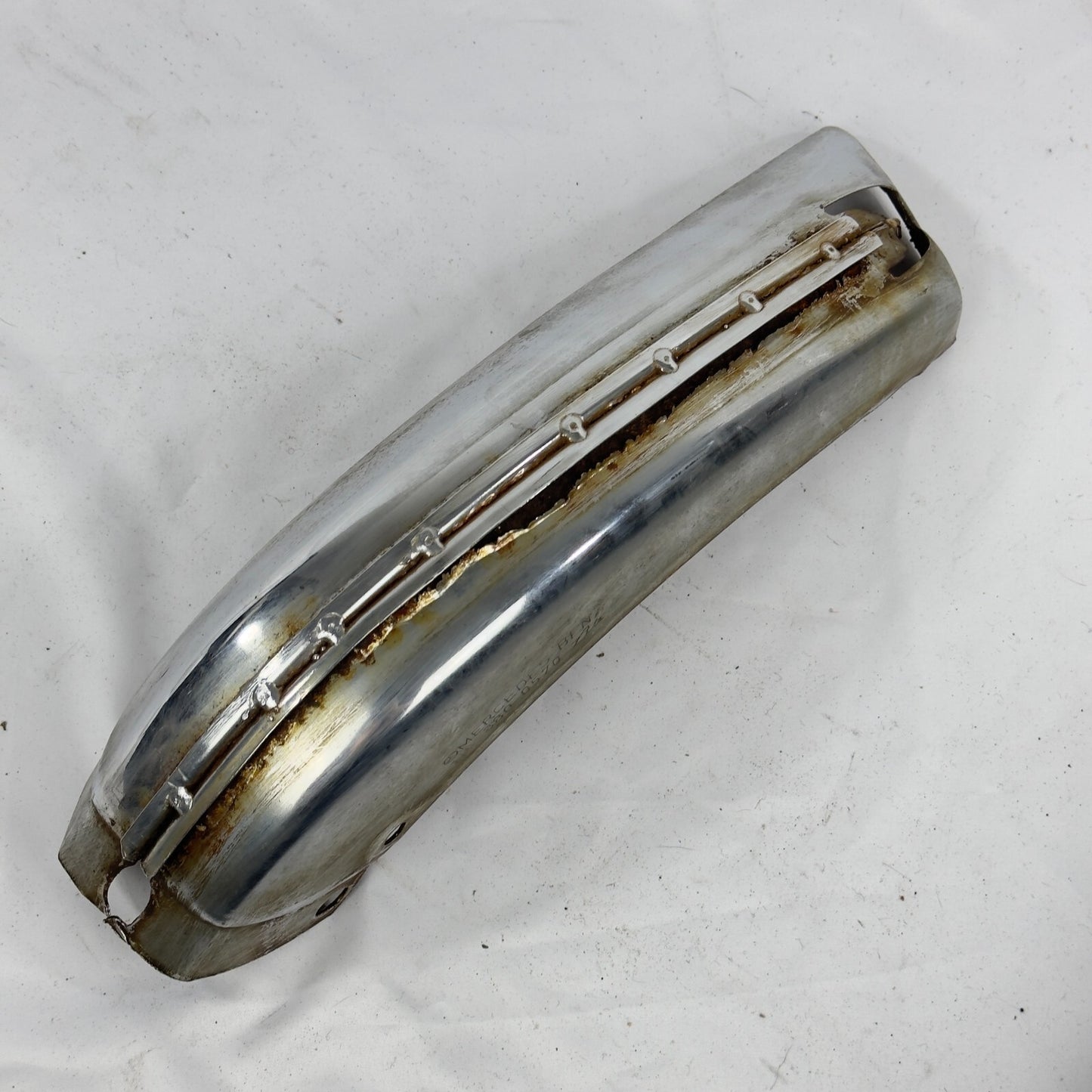 Stossfaenger Stossstange Links Vorne Chrom A1168800570 MercedesBenz W116 – Bild 1