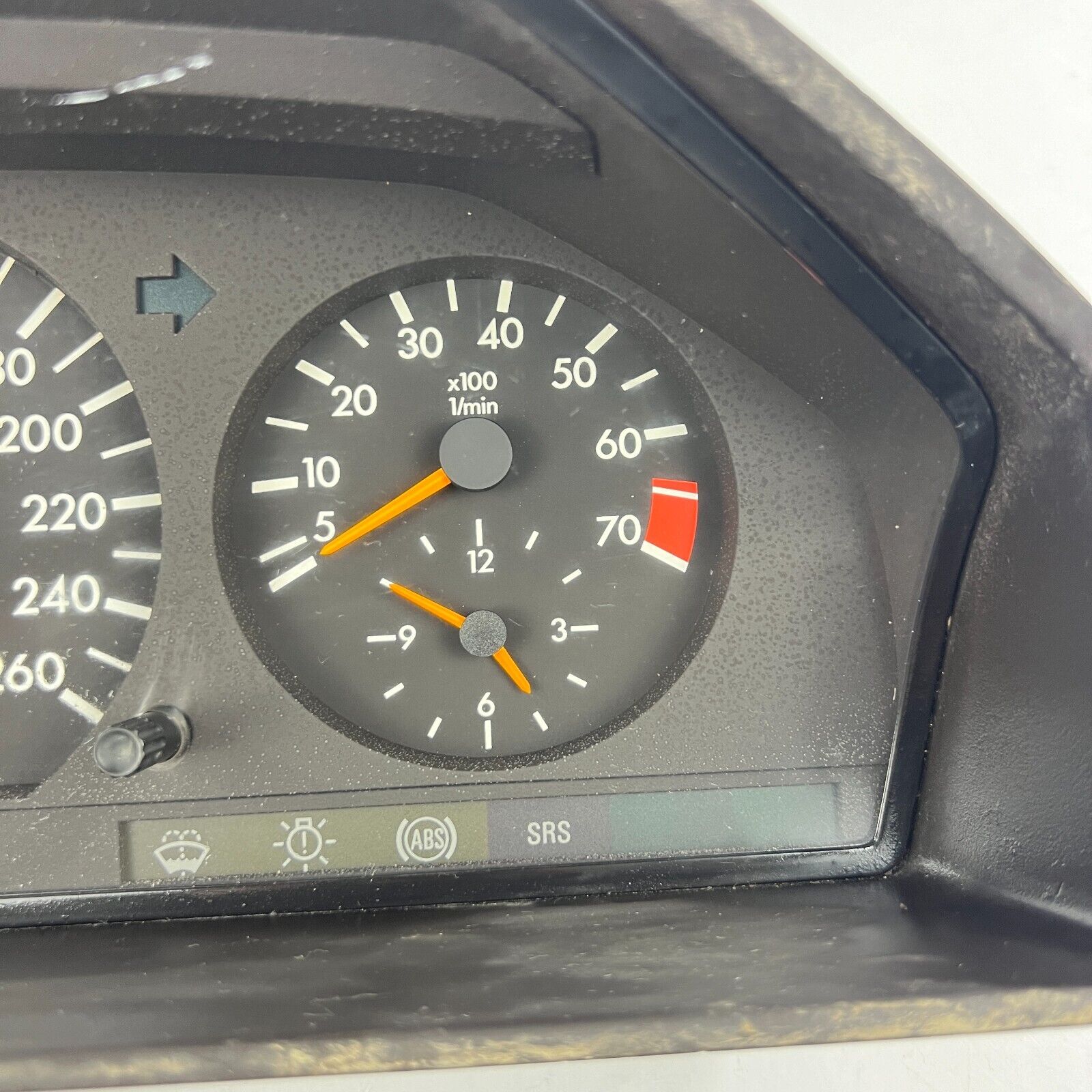 Mercedes-Benz W124 Tacho 260kmh Drehzahlmesser Benzin Uhr SRS ABS ab 1988 Poti