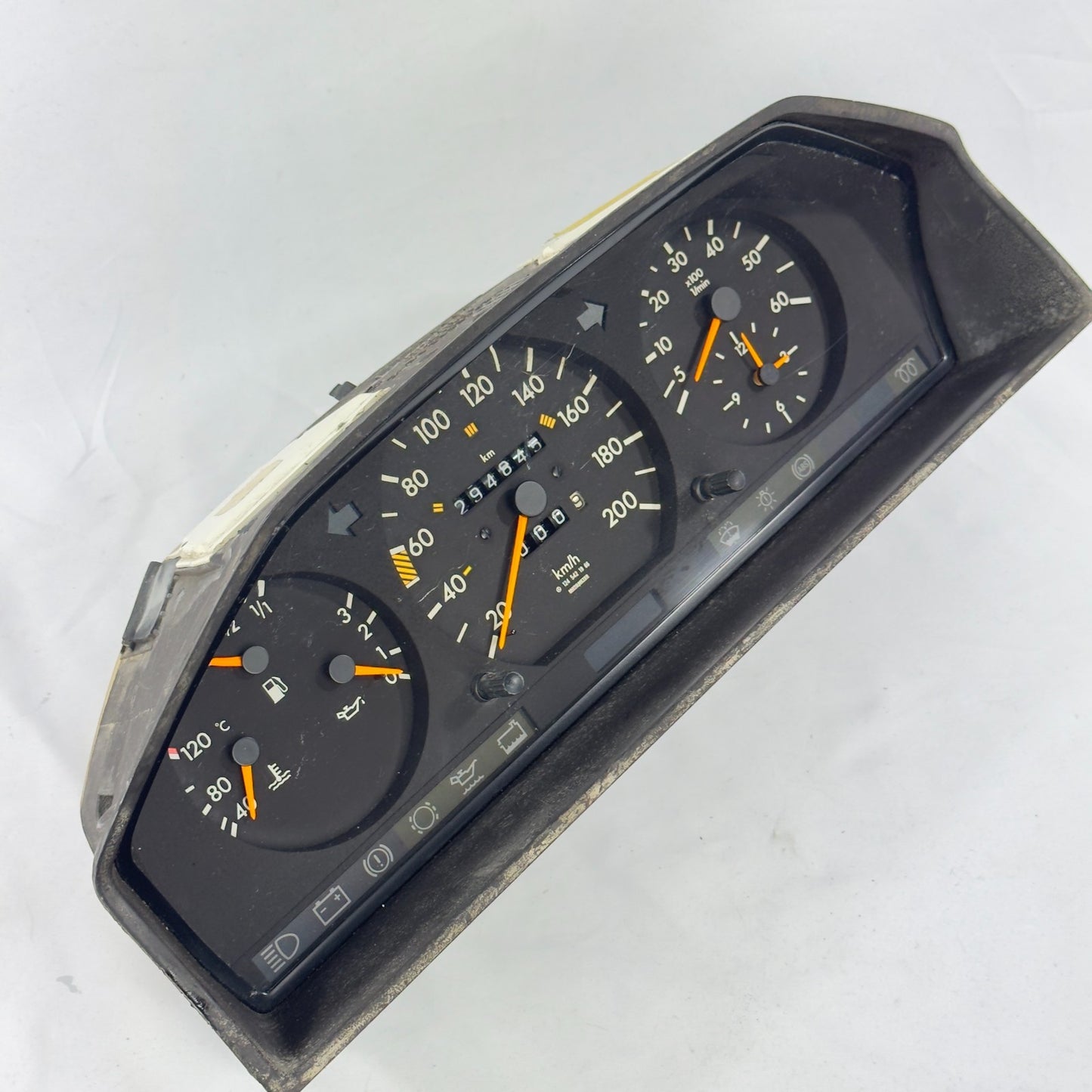 Mercedes W124 Tacho Kombiinstrument 250D 300TD 200kmh Diesel A12454219662