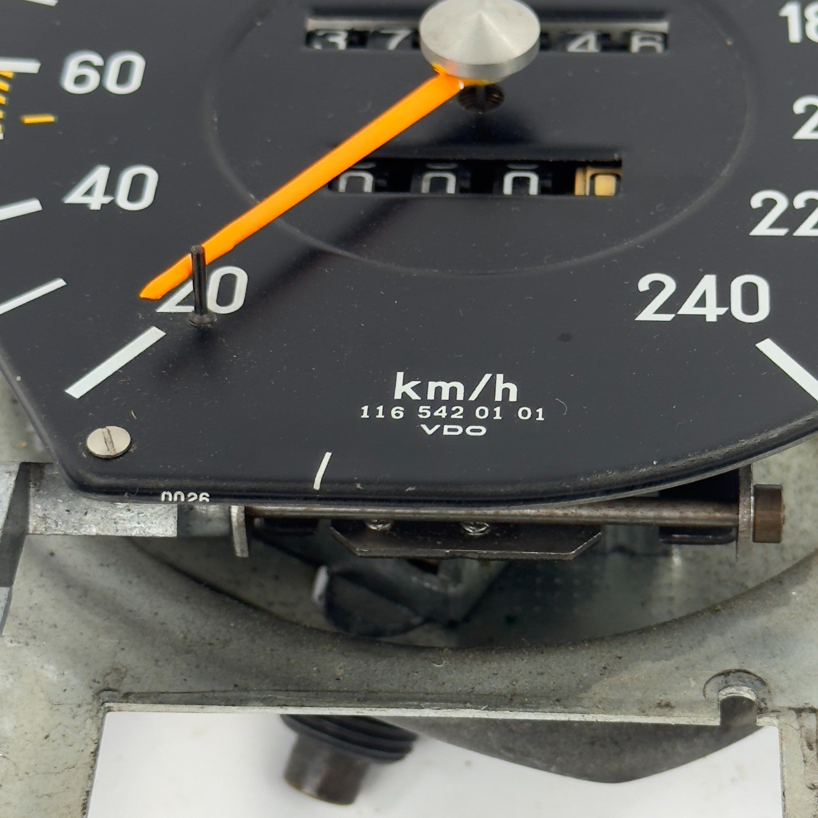 Mercedes W116 Tacho Tachometer Kombiinstrument 4 Gang R107 240kmh 11654201011