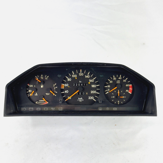 Velocímetro W124 230E 230CE 220kmh ABS ECO Gasolina Kombiinstrument A12454276...