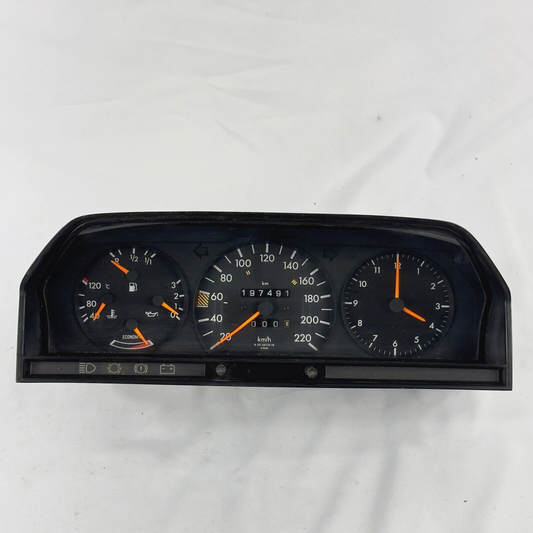 W201 220kmh Tacho Kombiinstrument für 2.0E 2.6E A2015420406 ECO Uhr Mercedes VDO – Bild 1