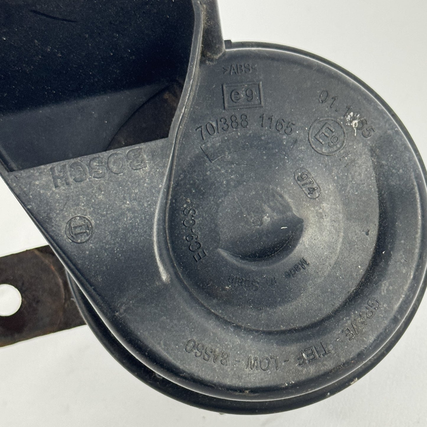 Bosch Hupe Fanfare Tiefton 12V Signalhorn E9 70/388 – Bild 4
