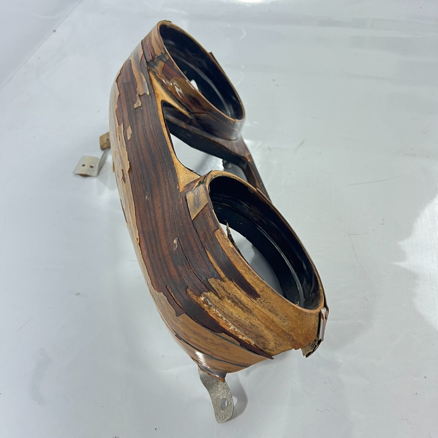 Tacho Holz Gehäuse Tachobrille Verkleidung Armaturenbrett Mercedes  A1116805979 – Bild 3
