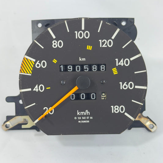 Mercedes W124 Tacho Tachometer Diesel E 200D 200TD 5 Gang VDO 180kmh 12454207660