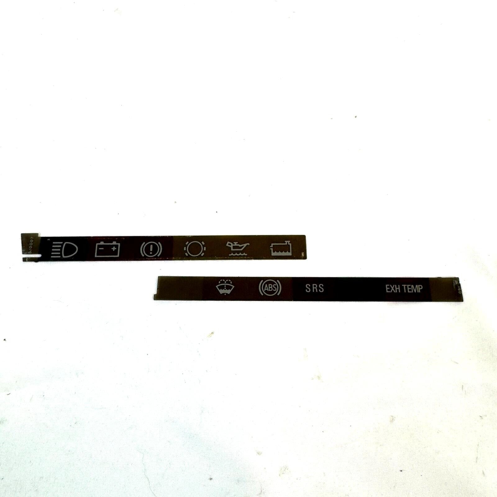 Symbolleiste Streifen Leiste Benzin Kombiinstrument SRS ABS EXH KI Mercedes W124 – Bild 1