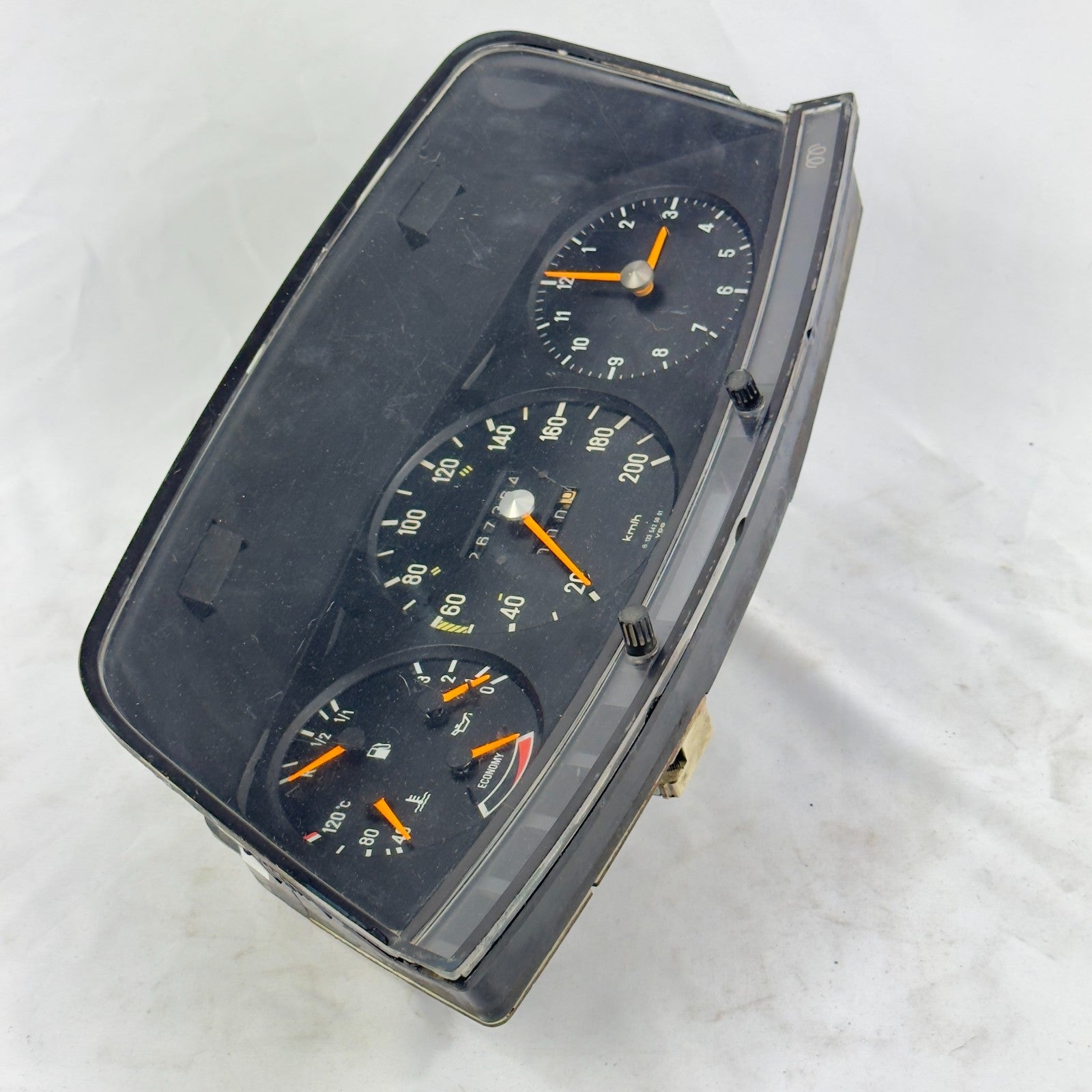 Mercedes W123 Tacho Kombiinstrument Uhr 200kmh VDO 1235425001 S123 T1232
