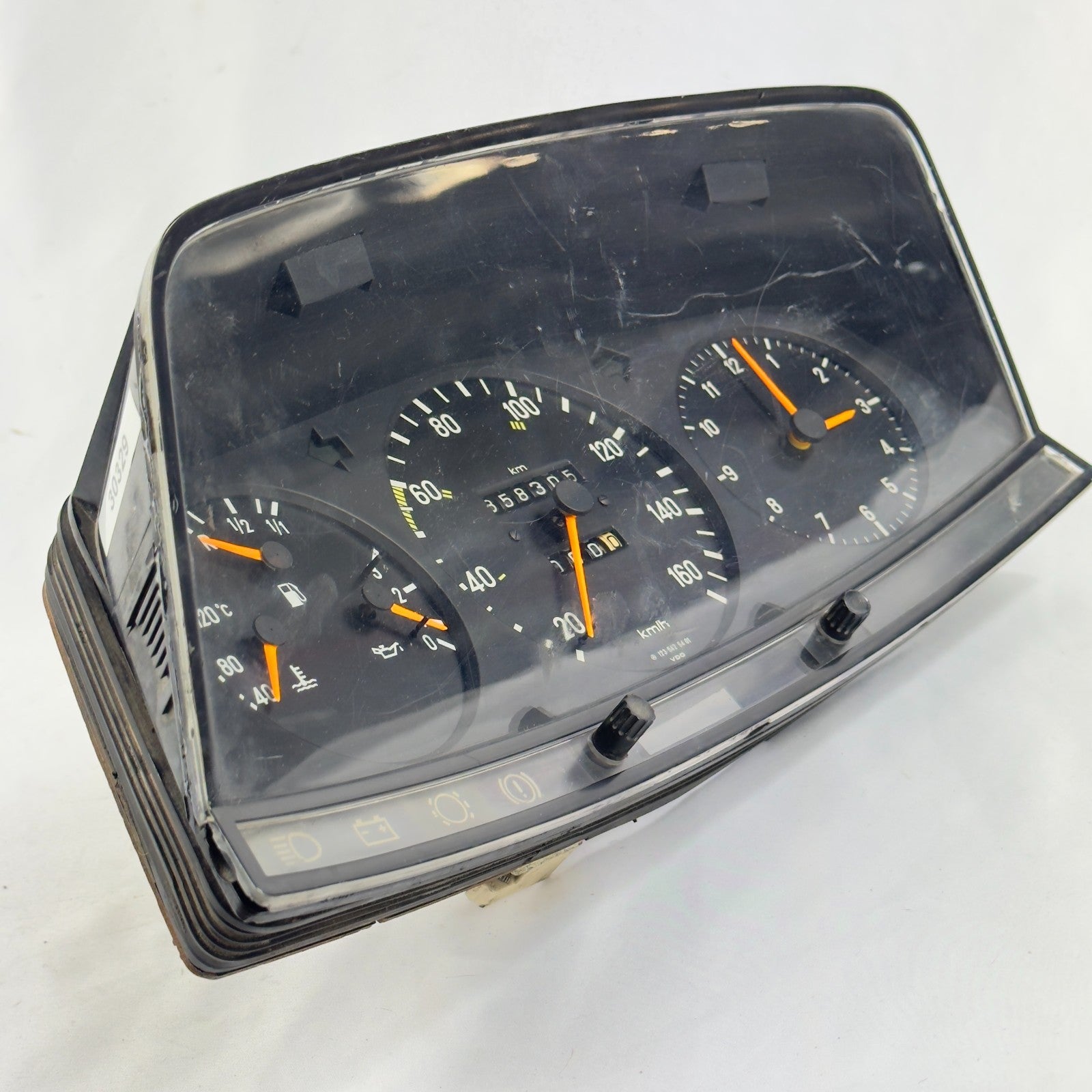 Mercedes W123 S123 T123 Tacho Kombiinstrument Uhr 160kmh 12354254013