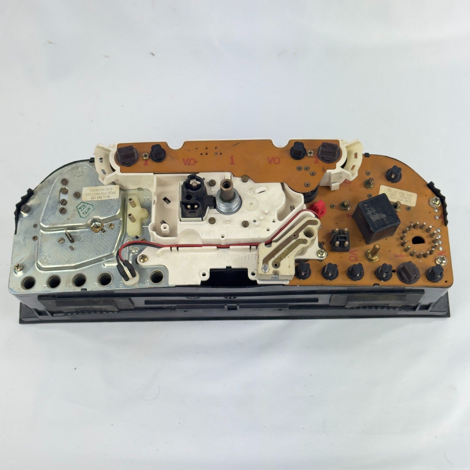 Mercedes W201 2.0E Tacho Kombiinstrument 220km/h ECO Uhr A20154292666