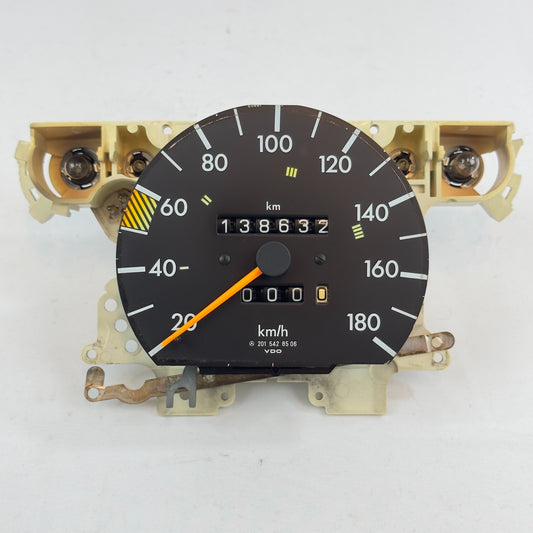 Mercedes W201 Tacho Tachometer 190 2.0D Diesel 5 Gang 180kmh 20154285060