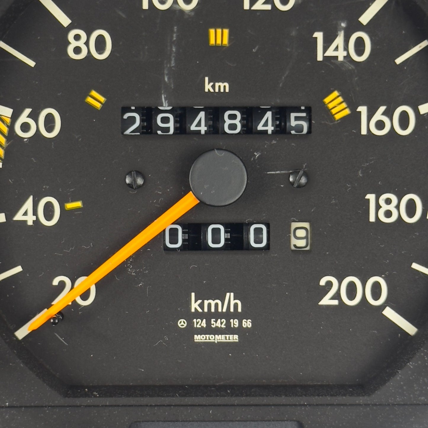 Mercedes W124 Tacho Kombiinstrument 250D 300TD 200kmh Diesel A12454219663