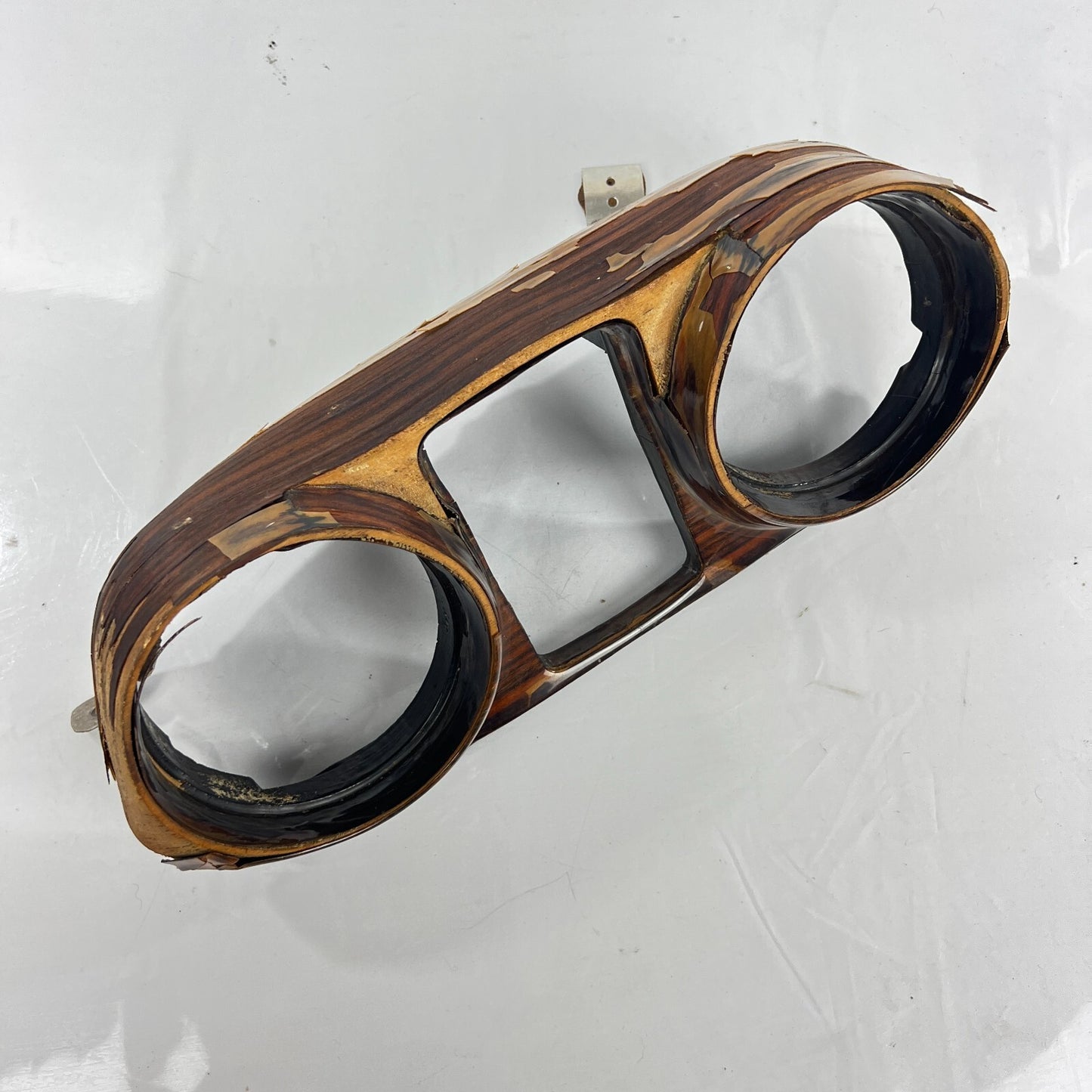 Tacho Holz Gehäuse Tachobrille Verkleidung Armaturenbrett Mercedes  A1116805979 – Bild 2