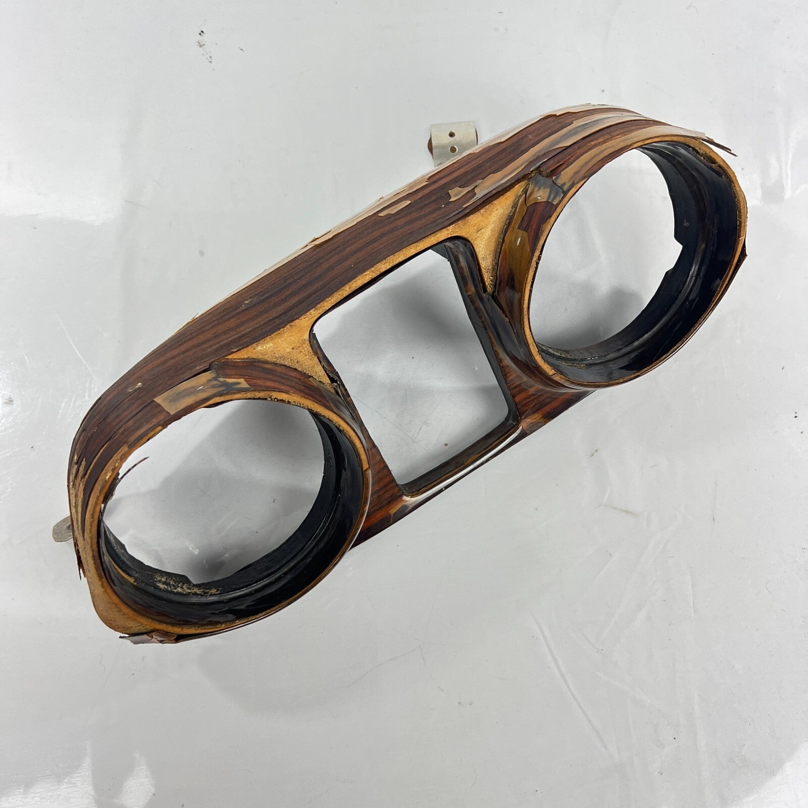 Tacho Holz Gehäuse Tachobrille Verkleidung Armaturenbrett Mercedes  A1116805979 – Bild 2